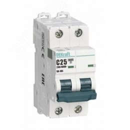 Выключатель автоматический 2P кривая C 10A 10кА ВА-105