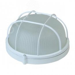 Светильник НБП-03-100-002 круг с/р E27 IP54 белый Банник