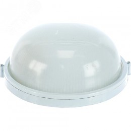 Светильник НБП-03-100-001 круг E27 IP54 белый Банник
