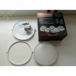 Светильник НБП-03-60-001 круг E27 IP54 белый Банник
