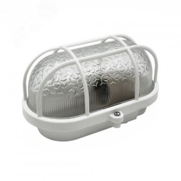 Светильник ПСХ-60 евро IP53 пластиковая решетка белый