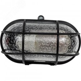 Светильник ПСХ-60 евро IP53 пластиковая решетка черный