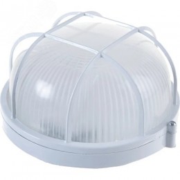 Светильник НБП-03-100-002 круг с/р E27 IP54 белый Банник