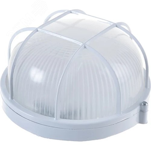 Светильник НБП-03-100-002 круг с/р E27 IP54 белый Банник