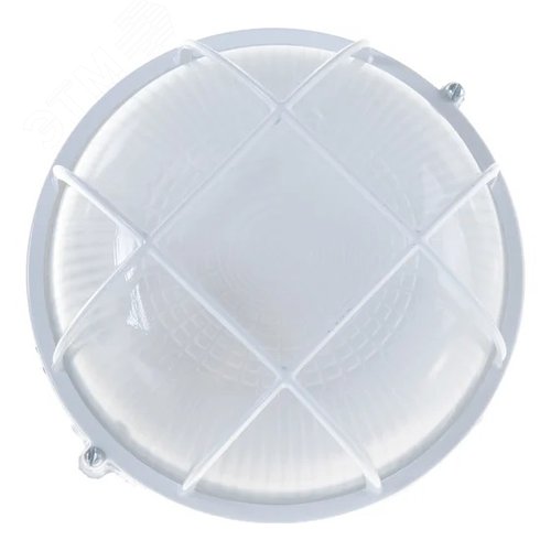 Светильник НБП-03-100-002 круг с/р E27 IP54 белый Банник