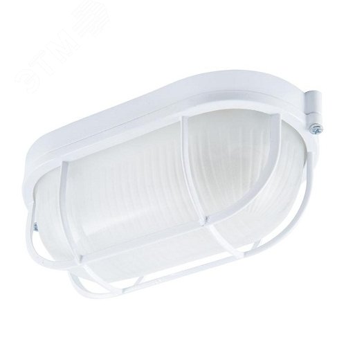 Светильник НБП-04-60-002 овал с/р E27 IP54 белый Банник