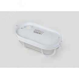 Светильник НБП-04-60-002 овал с/р E27 IP54 белый Банник