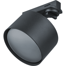 Светильник трековый на шинопровод под лампу NLT-TP1-1L-GX53-BL однофазный GX53 черный
