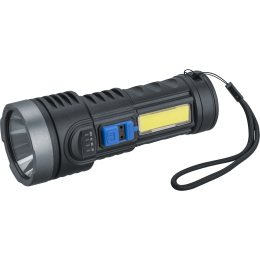 Фонарь светодиодный NPT-CP28-ACCU для работы 1 LED, 1В + 1 СОВ, 3Вт