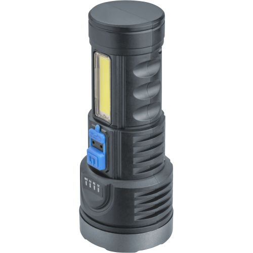 Фонарь светодиодный NPT-CP28-ACCU для работы 1 LED, 1В + 1 СОВ, 3Вт