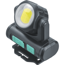Фонарь светодиодный NPT-H38-ACCU 1COB, 3.2Вт + 1 LED, 3Вт налобный аккумуляторный