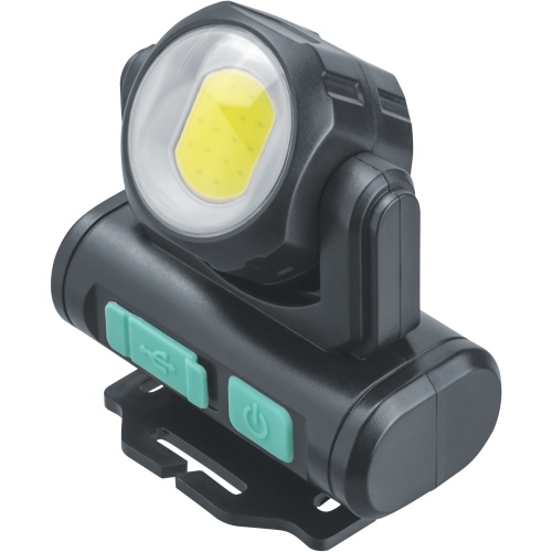 Фонарь светодиодный NPT-H38-ACCU 1COB, 3.2Вт + 1 LED, 3Вт налобный аккумуляторный