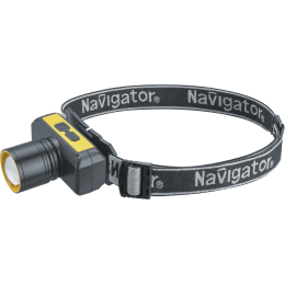 Фонарь светодиодный NPT-H41-ACCU 10Вт 1LED налобный аккумуляторный