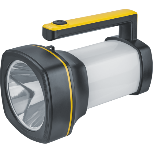 Фонарь светодиодный NPT-SP38-ACCU прожектор/кемпинг 1 LED, 10 Вт + 34 SMD,6 Вт