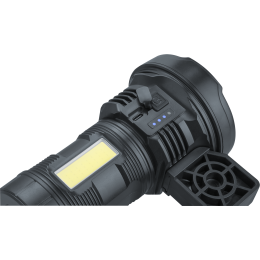 Фонарь светодиодный NPT-SP39-ACCU прожектор/кемпинг 1 LED, 3Вт + 1 COB, 5Вт