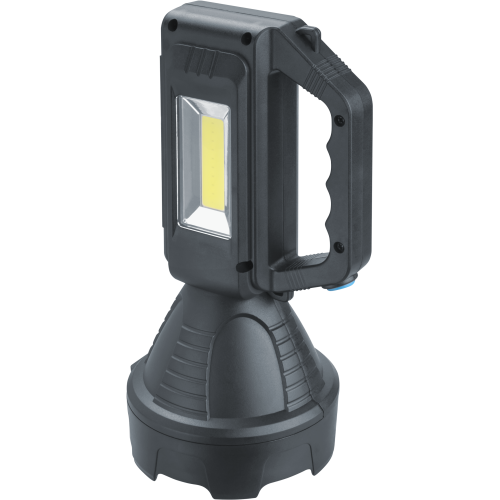 Фонарь светодиодный NPT-SP40-ACCU прожектор/кемпинг 1 LED, 3Вт + 1 COB, 5Вт