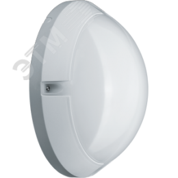 Светильник светодиодный ДБП-13w с датчиком 4000К 1300Лм IP65 круглый пластиковый белый