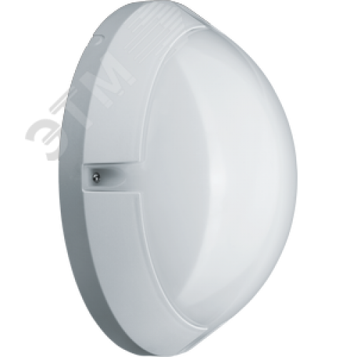 Светильник светодиодный ДБП-13w с датчиком 4000К 1300Лм IP65 круглый пластиковый белый