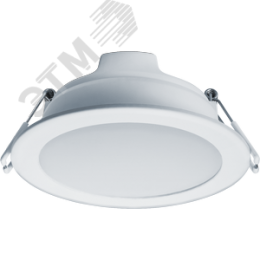 Светильник светодиодный ДВО-12w 4000К 980Лм IP44 белый