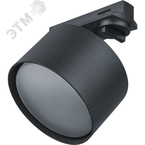 Светильник трековый на шинопровод под лампу NLT-TP1-1L-GX53-BL однофазный GX53 черный