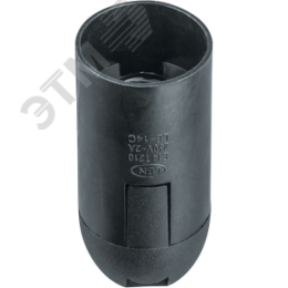 Патрон подвесной Е14 пластик черный