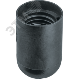 Патрон подвесной Е27 пластик черный