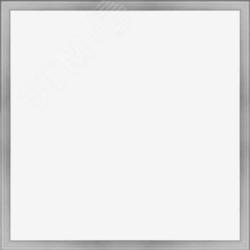 Светильник светодиодный ДВО-40w 595х595х7.5 4000К 3600Лм матовый серебро (БЕЗ ДРАЙВЕРА!)