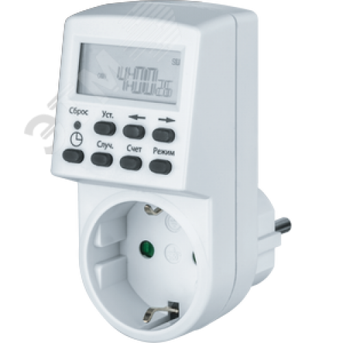 Таймер TRES 01-WH розетка электронная Navigator