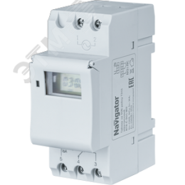 Таймер Navigator 61 559 NOTRE-D01-GR на DIN-рейку электронный