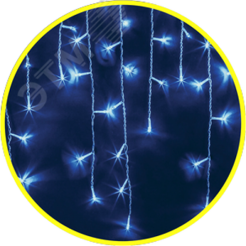 Гирлянда светодиодная новогодняя NGF-I01-100B-8-3.5 м-230-TR-IP44