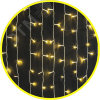 Гирлянда светодиодная новогодняя NGF-C01-357WW-8-2x1.5m-230-TR-IP20