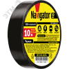 Изолента ПВХ черная 15мм 10м NIT-B15-10/BL