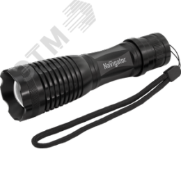 Фонарь светодиодный NPT-CM11-3AAA CREE 3Вт LED 130лм 200м ировка металл