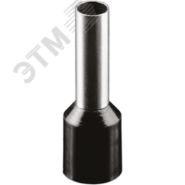 Наконечник-гильза НШвИ 6-12,0 черный (100шт)