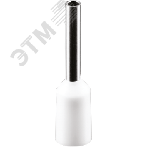 Наконечник-гильза НШвИ 0,75-8,0 белый (100ш)