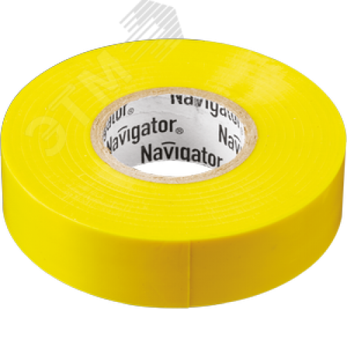 Изолента ПВХ желтая 15мм 20м