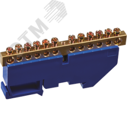 Шина нулевая на DIN-изол NBB-M69-12D/B
