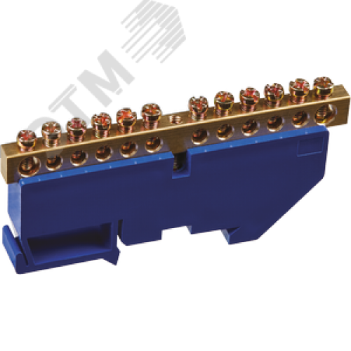 Шина нулевая на DIN-изол NBB-M69-12D/B