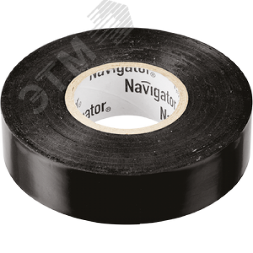 Изолента ПВХ черная 15мм 10м NIT-B15-10/BL