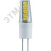 Лампа светодиодная LED 2.5вт 12в G4 тепло-белый капсульная