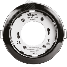 Светильник ДВО-13w GX53 без лампы черный хром