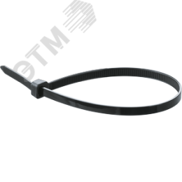 Хомут 200х4.8мм черный нейлон (100шт)
