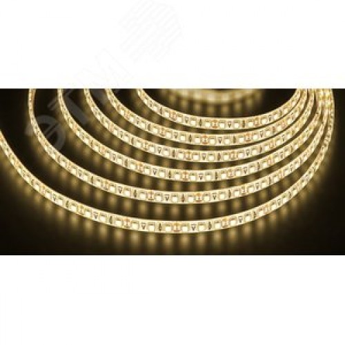 Лента светодиодная 9.6Вт/м 12В 3000К IP65 120LED/м NLS-3528 5м