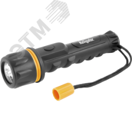 Фонарь светодиодный NPT-R06-2AA 0.5Вт LED 40лм 40м пластик+резина