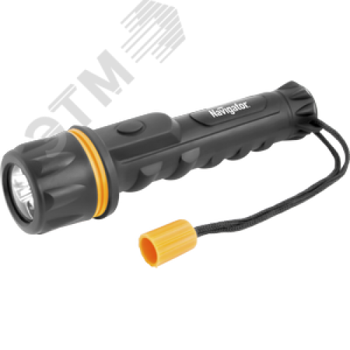 Фонарь светодиодный NPT-R06-2AA 0.5Вт LED 40лм 40м пластик+резина