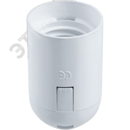 Патрон подвесной Е27 пластик белый