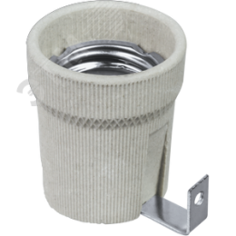 Патрон Е27 керамический с держателем