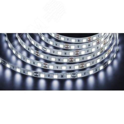 Лента светодиодная 14.4Вт/м 12В 6000К IP20 60LED/м NLS-5050 5м
