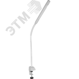 Светильник настольный светодиодный NDF-С007-7W-6K-WH-LED на струбцине белый