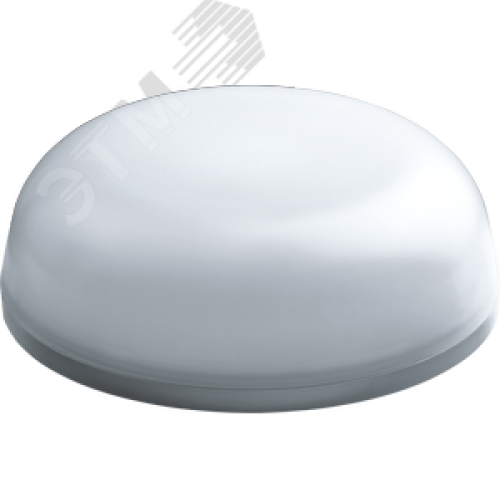 Светильник светодиодный ДБП-12w с оптико-акустическим датчиком 4000K 900Лм круглый пластиковый IP54 белый